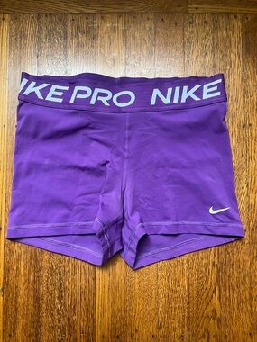 Nike Pro Purple Women's Shorts